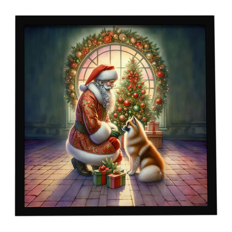 Framed Metal Print Wall Art – Square, Ready to Hang, Glass-Free