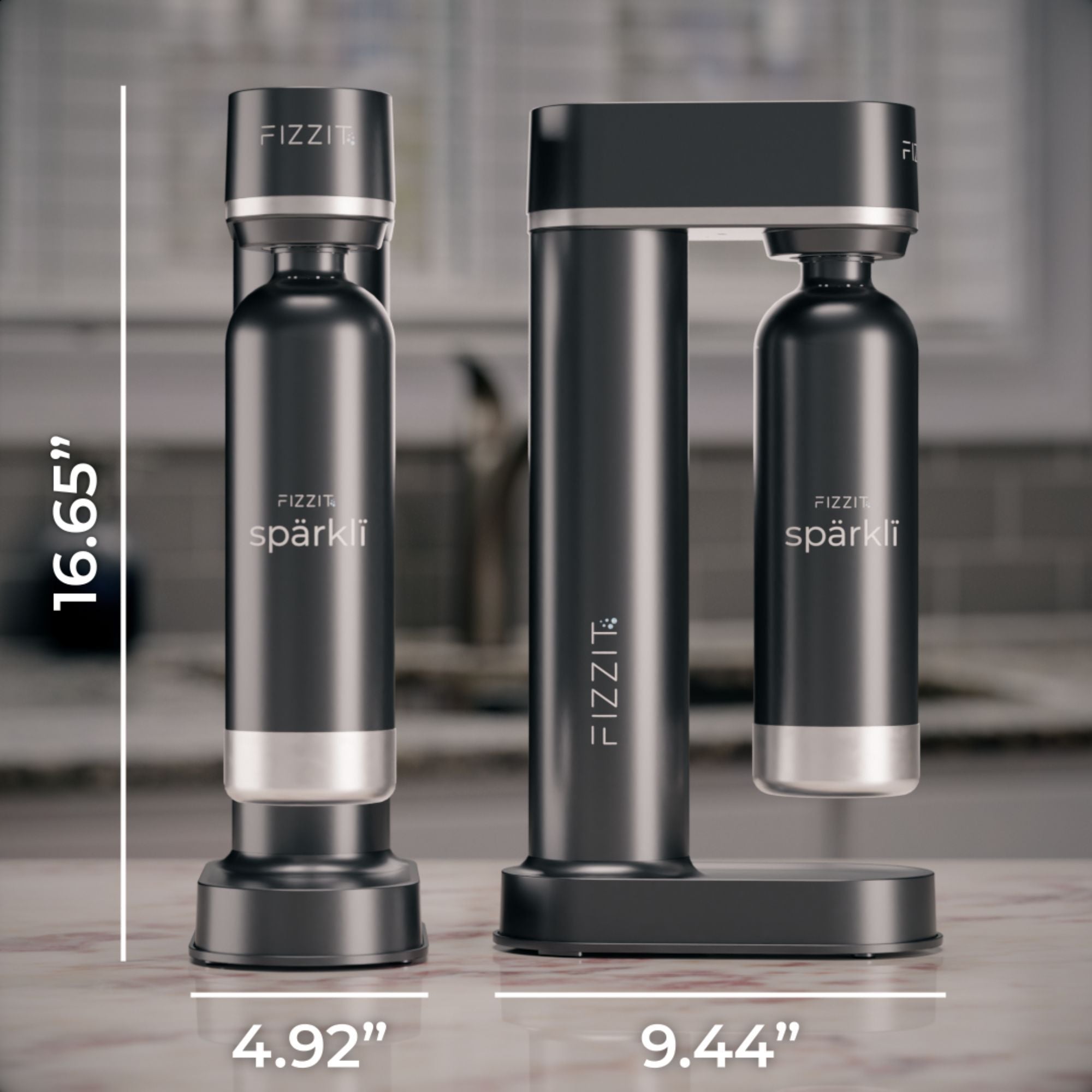 FIZZIT™ Spärklï Carbonated Water Soda Maker – everyday Sparkling Water at Home