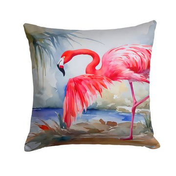 Flamingo Decorative Pillow for Couch or Patio