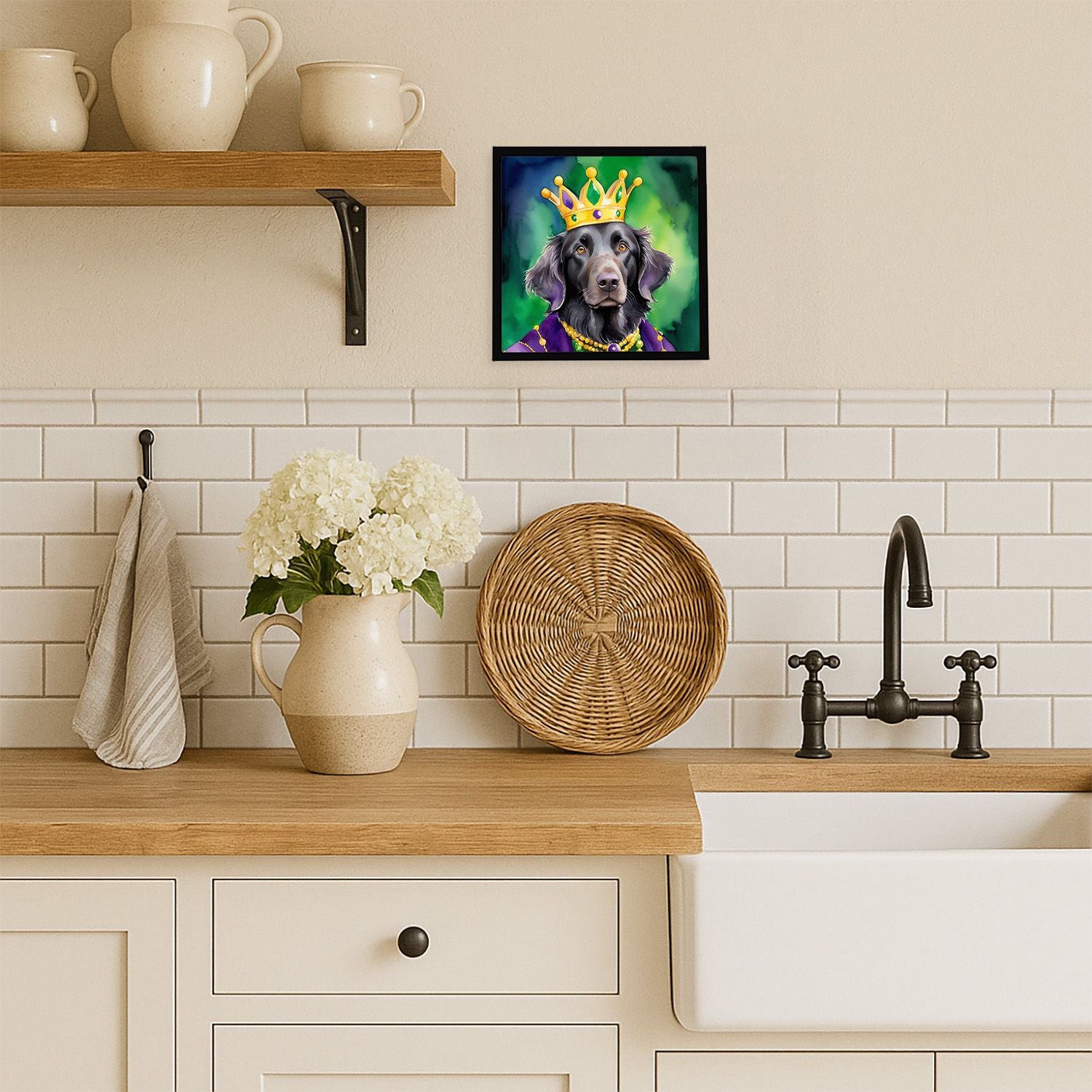 Framed Wall Art Print – Ready to Hang for Kitchen or Bathroom