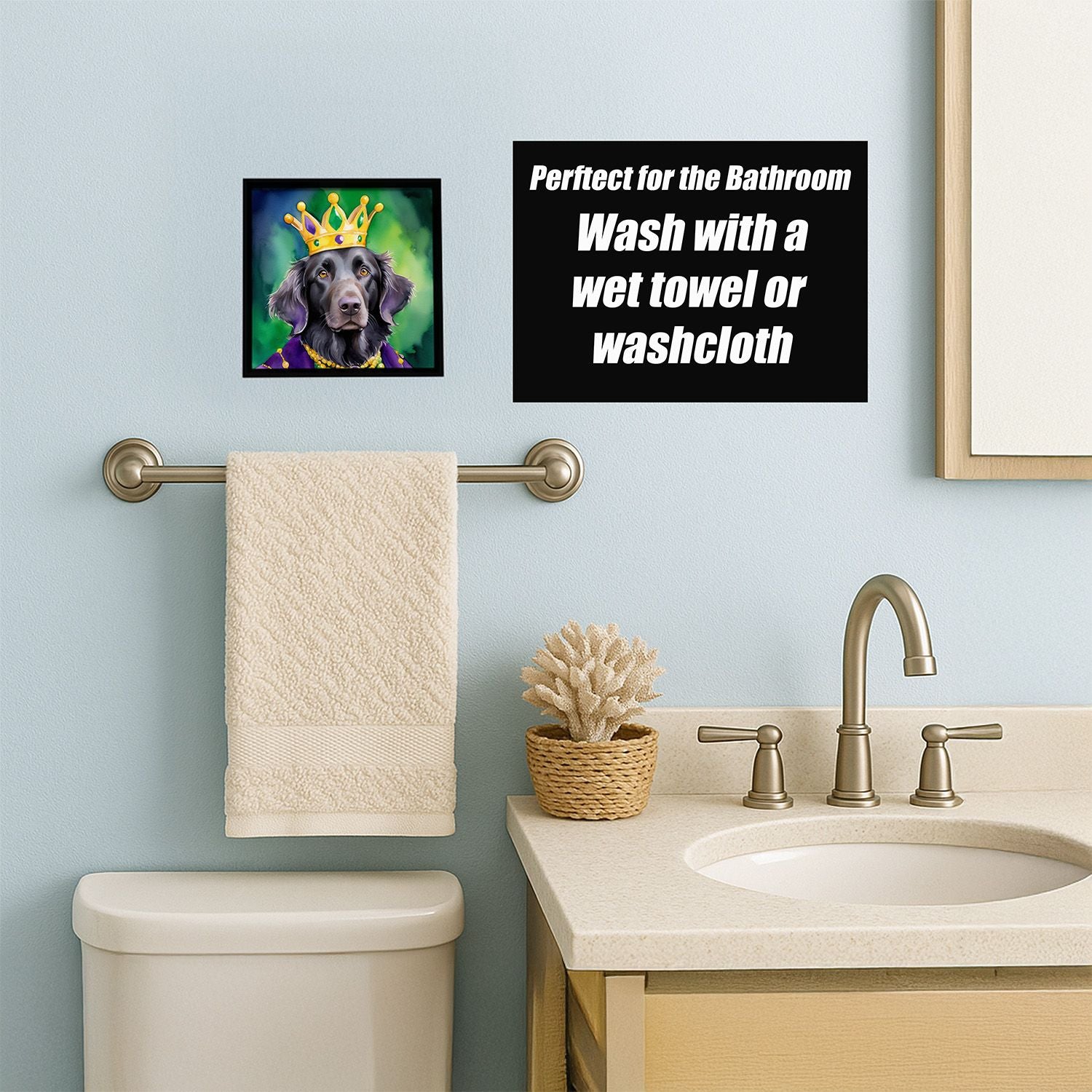 Framed Wall Art Print – Ready to Hang for Kitchen or Bathroom