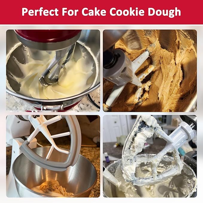 Flex Edge Beater Sweeps the Bowl While Your Mixer Runs