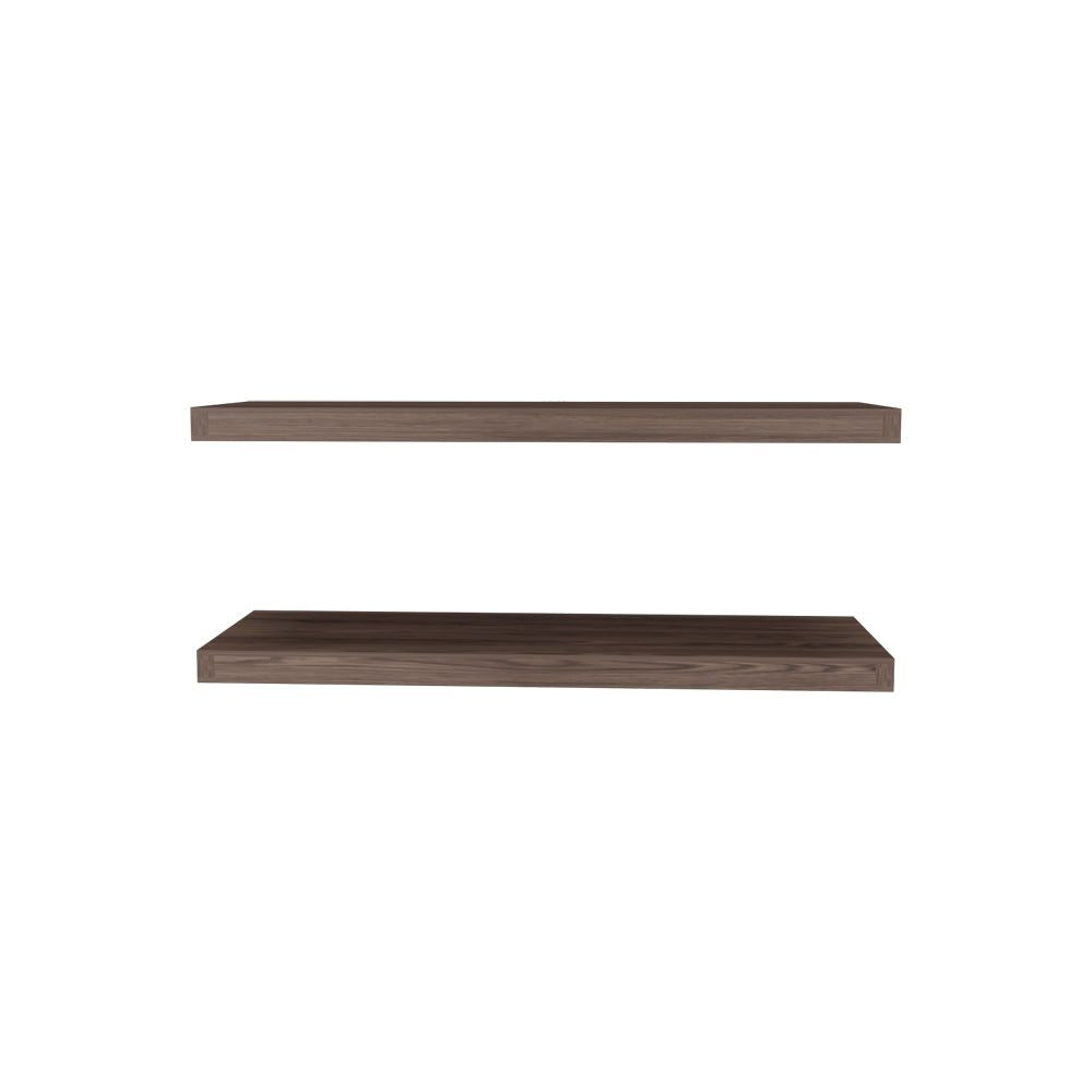 Set of Two Floating Shelves for Living Room Decor