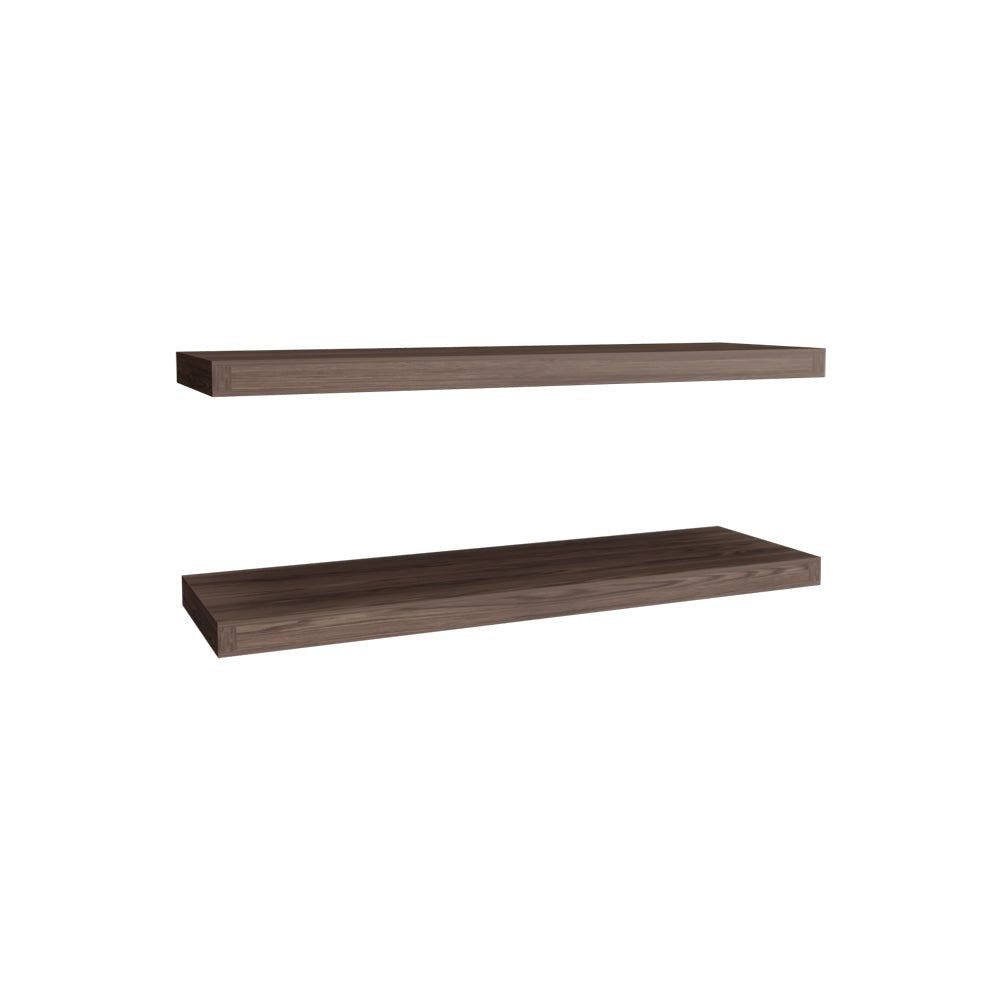 Set of Two Floating Shelves for Living Room Decor