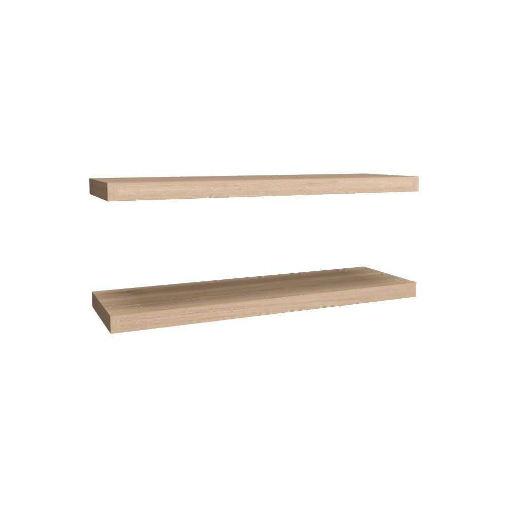 Floating Shelf Dallas, Living Room, Light Pine