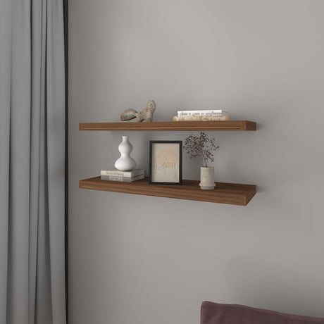 Floating Shelf Dallas Set of Two – Modern Living Room Decor