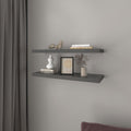 Set of Two Floating Shelves for Living Room Display