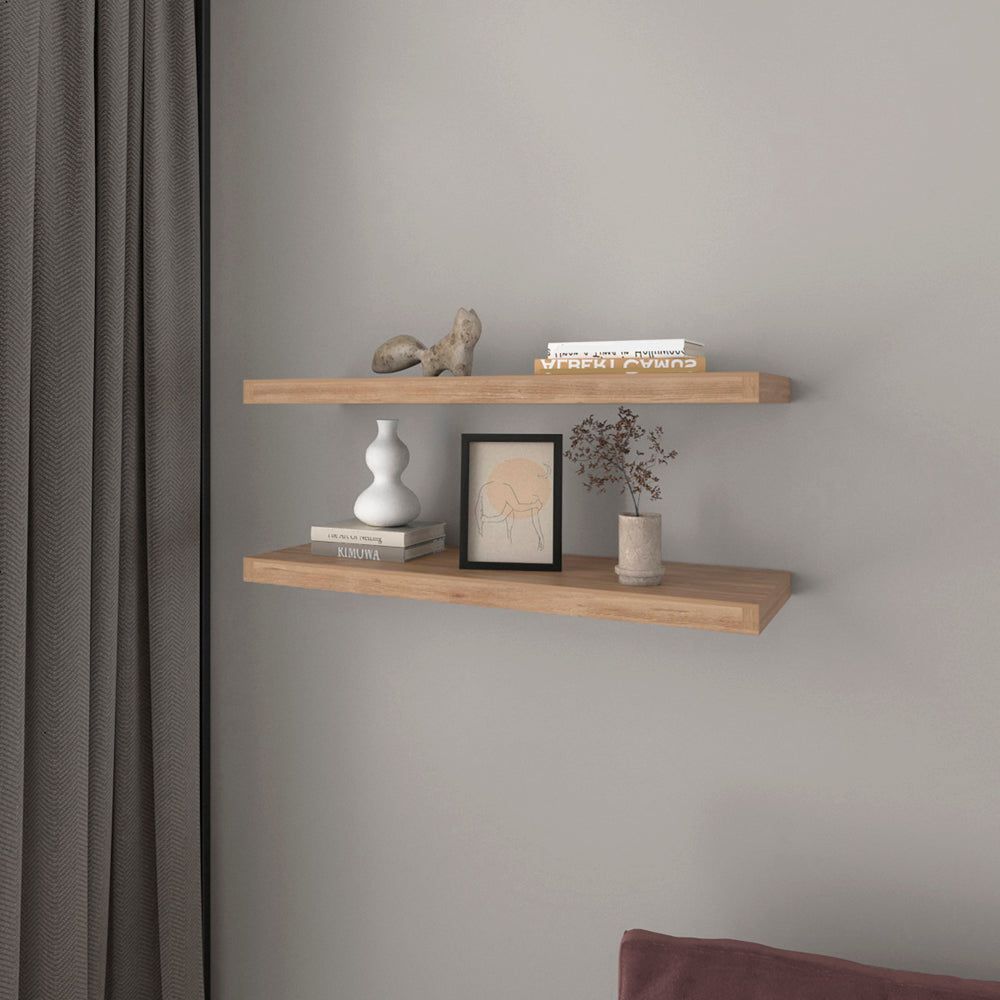 Floating Shelf Dallas Set of Two – Modern Living Room Storage