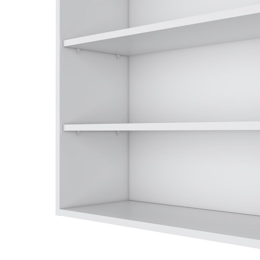 Three-Shelf Floating Wall Shelf for Kitchen Organization