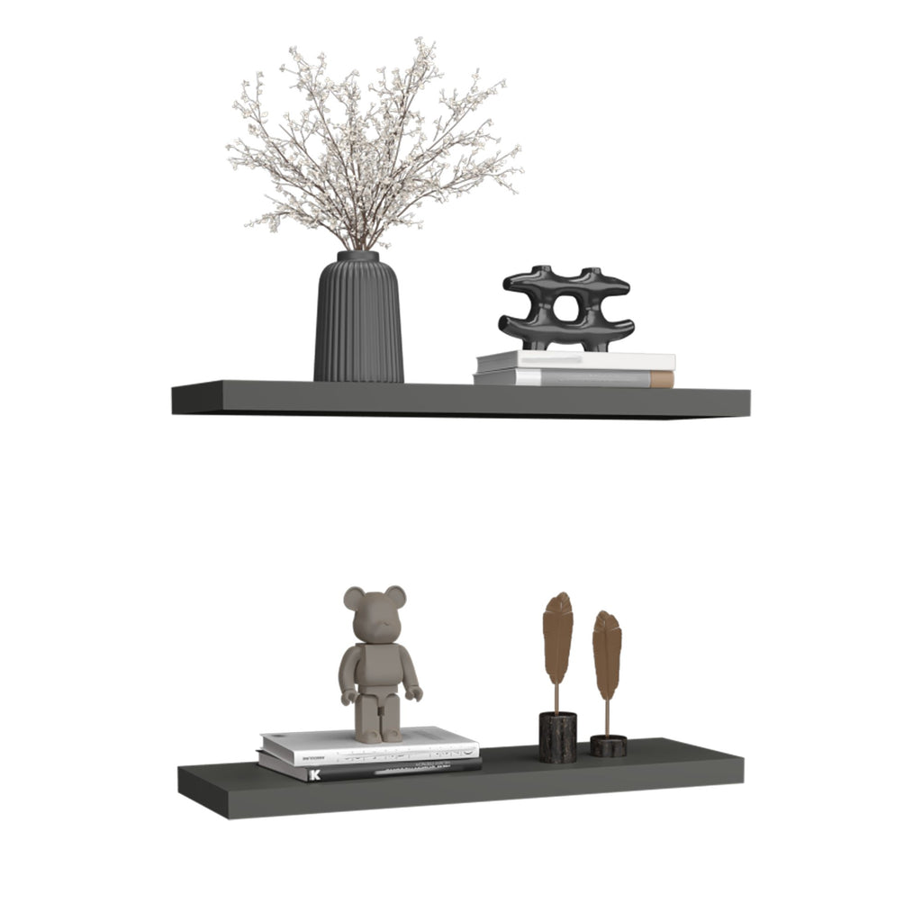 Floating Shelves Set - 2 Shelf Wall Mount Display