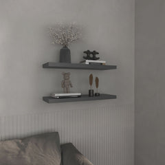 Floating Shelves Set - 2 Shelf Wall Mount Display