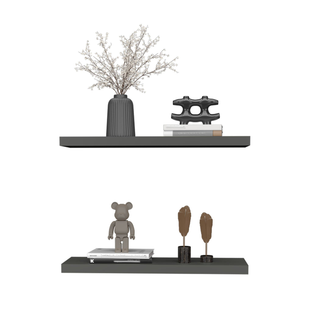 Floating Shelves Set - 2 Shelf Wall Mount Display