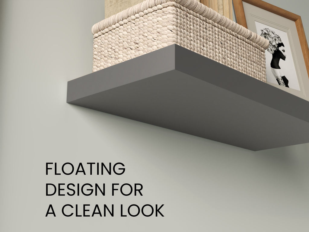 Floating Shelves Set - 2 Shelf Wall Mount Display