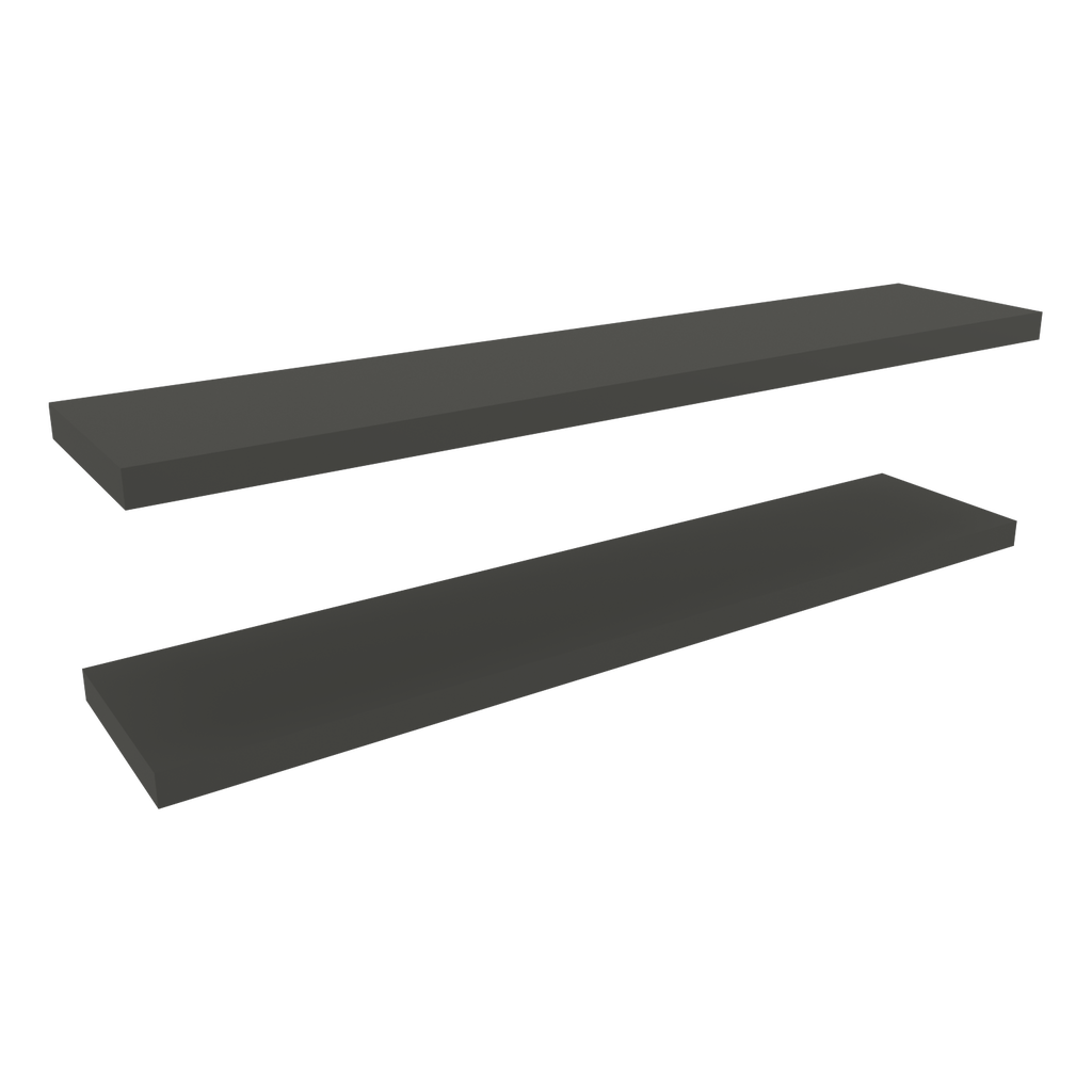 Sleek Floating Shelves for Spacious Display