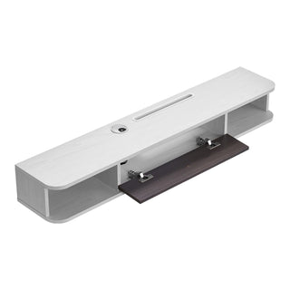 Wall Mount TV Stand with Storage Cabinets & Cable Management