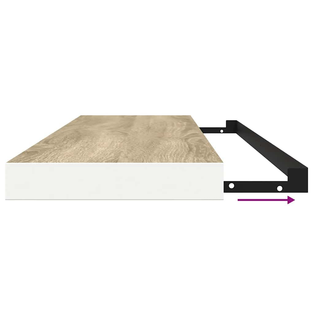 Floating Display Shelves with Hidden Mounting