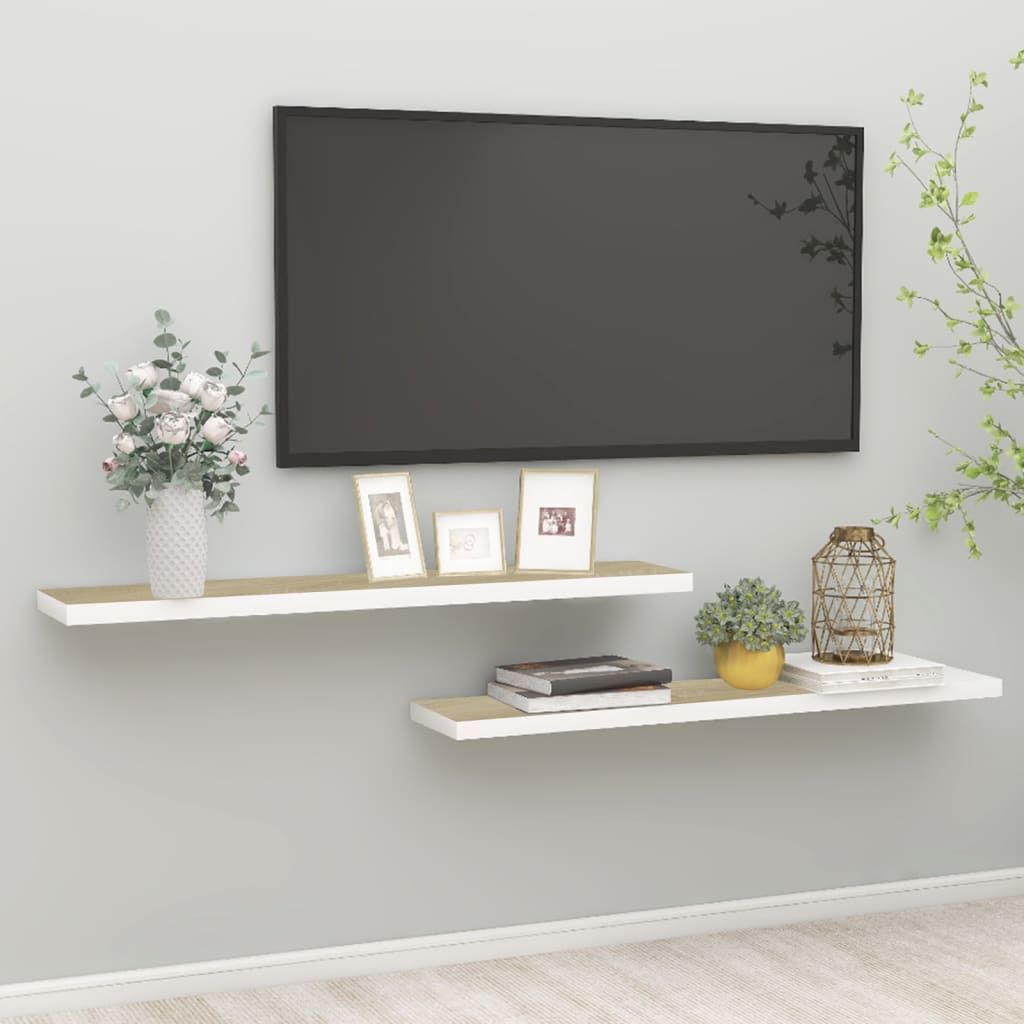 Floating Display Shelves with Hidden Mounting