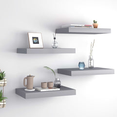 Modern Floating Shelves for Home Decor – Set of 4