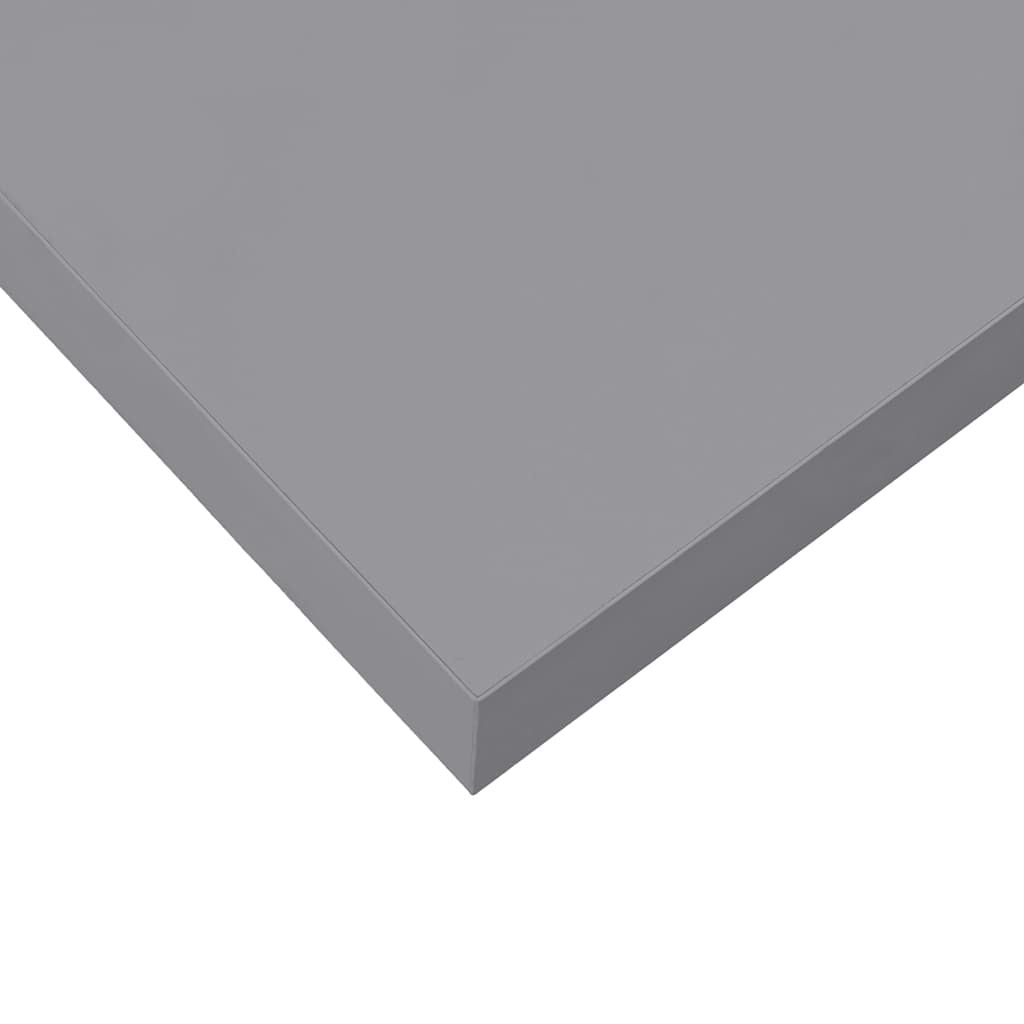 Gray Floating Wall Shelves Set of 4 – Display Collectibles with Style