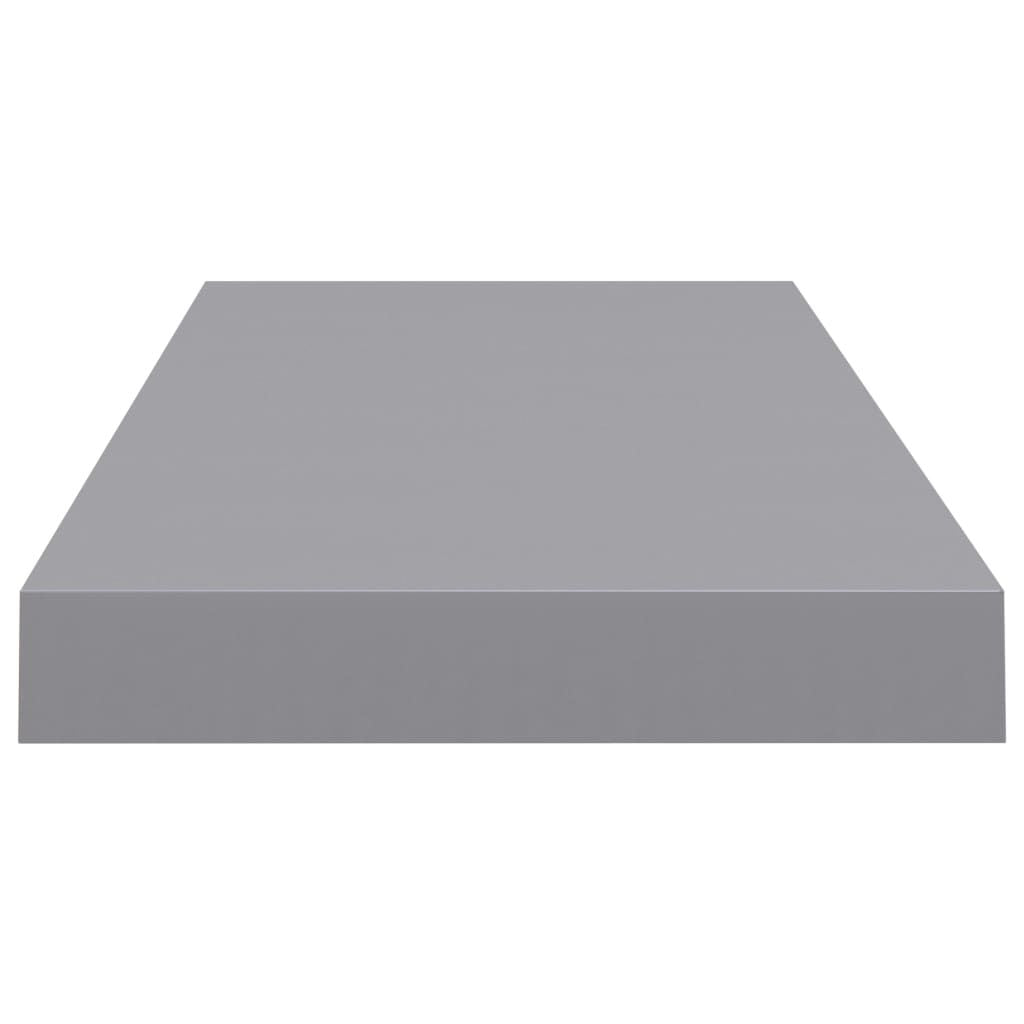 Gray Floating Wall Shelves Set of 4 – Display Collectibles with Style
