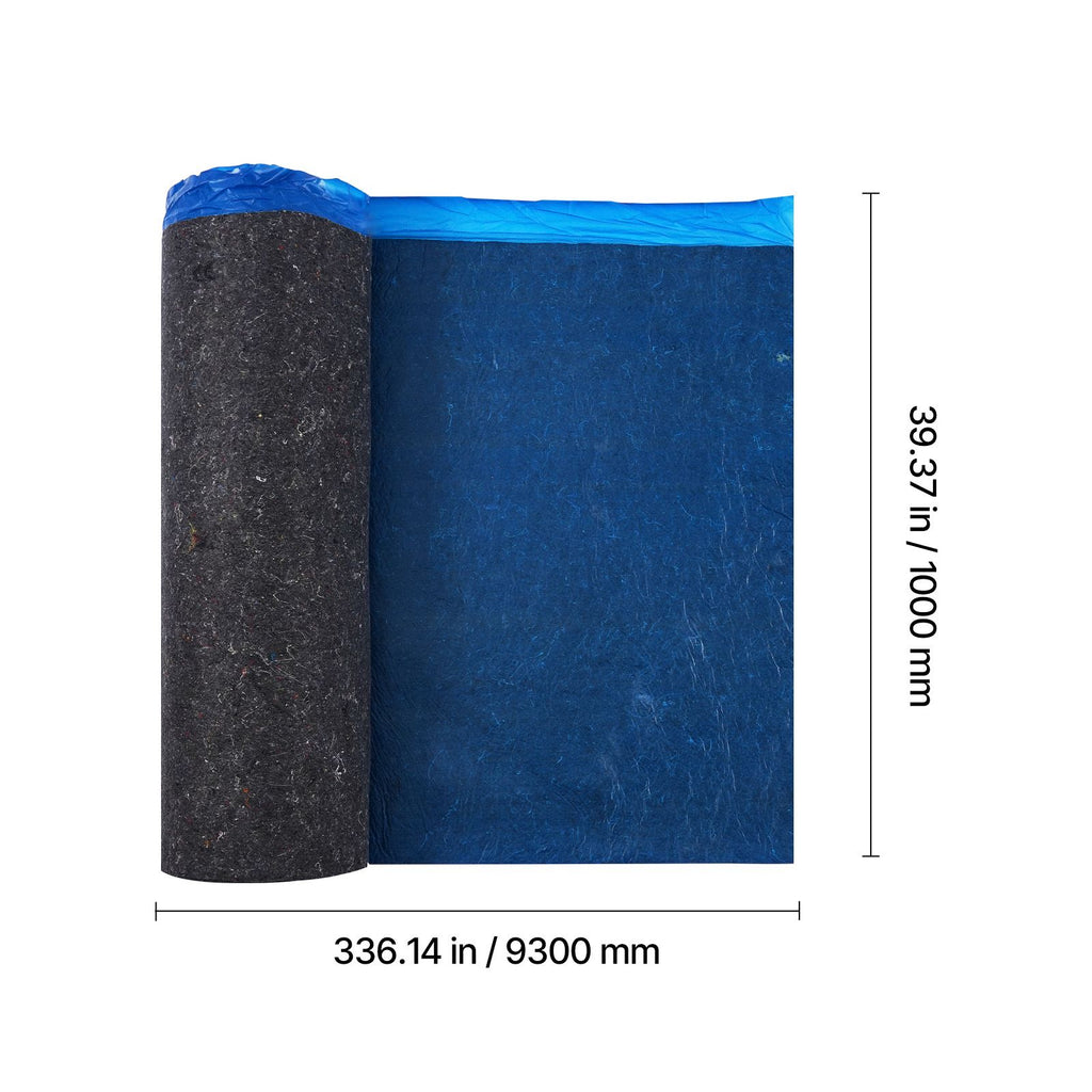 Noise-Reducing Floor Underlayment With Vapor Barrier