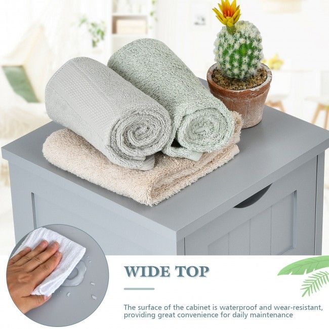 Modern White Storage Cabinet with Spacious Drawers