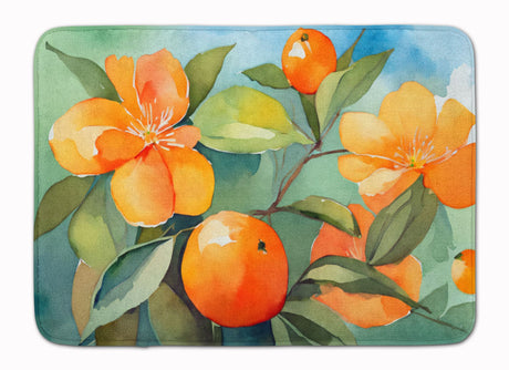 Florida Orange Blossom Watercolor Cushioned Mat