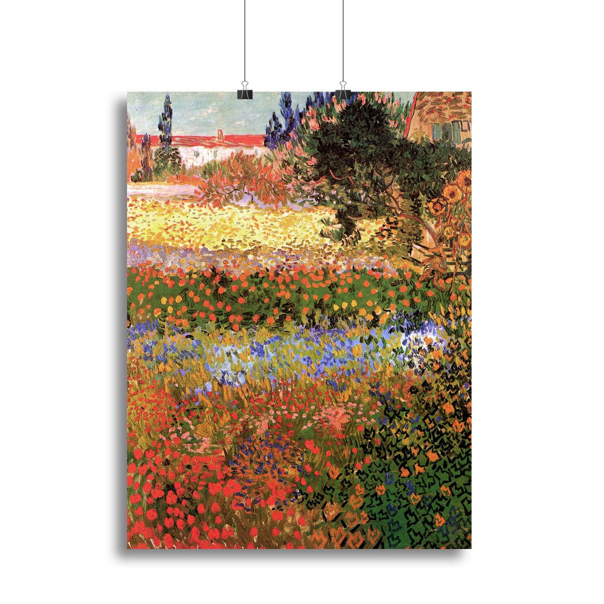 Van Gogh Flowering Garden Wall Art