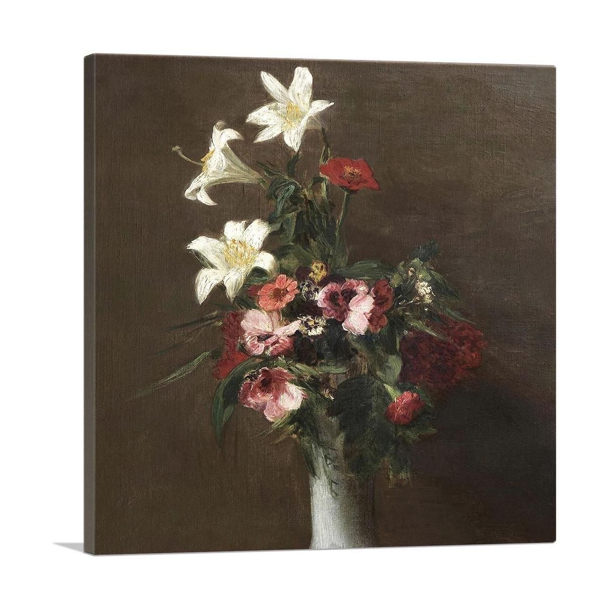 Flowers In a Porcelain Vase 1863