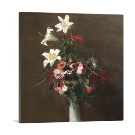 Flowers In a Porcelain Vase 1863