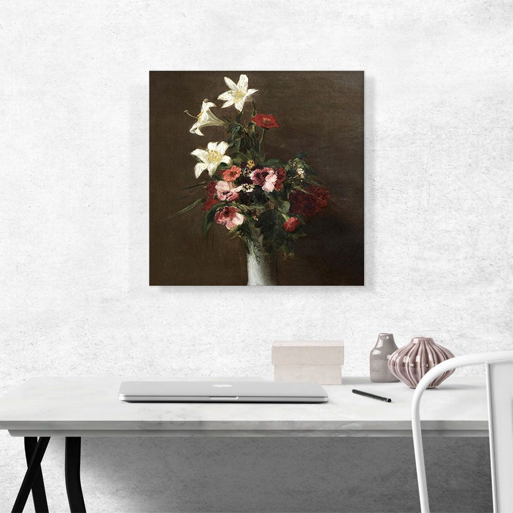 Flowers In a Porcelain Vase 1863