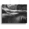 Fog Floating in Yosemite Valley Wall Art