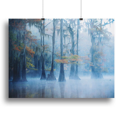 Foggy Swamp Morning – Premium Canvas Print or Poster