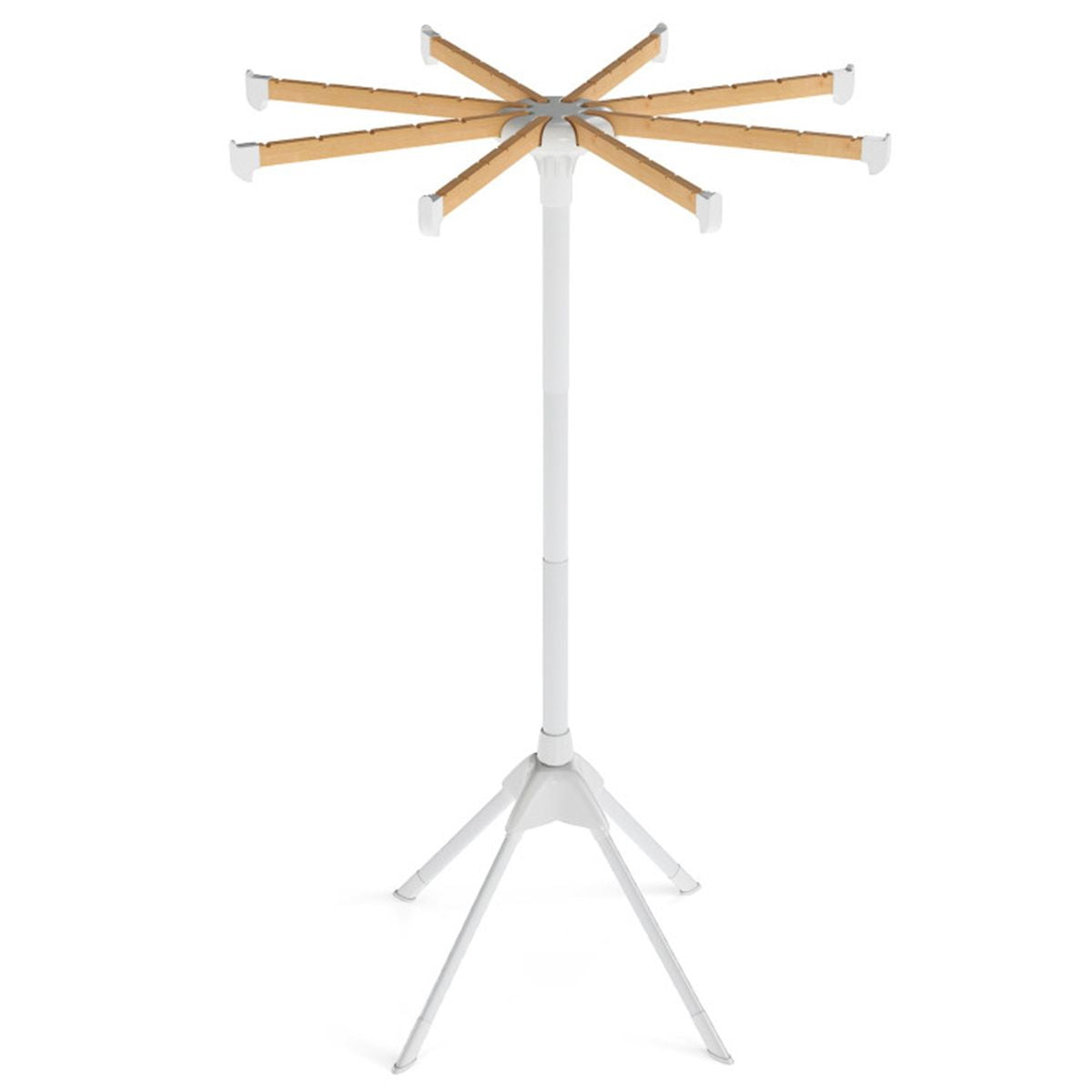 Foldable Bamboo Laundry Drying Rack with 40 Hanger Slots