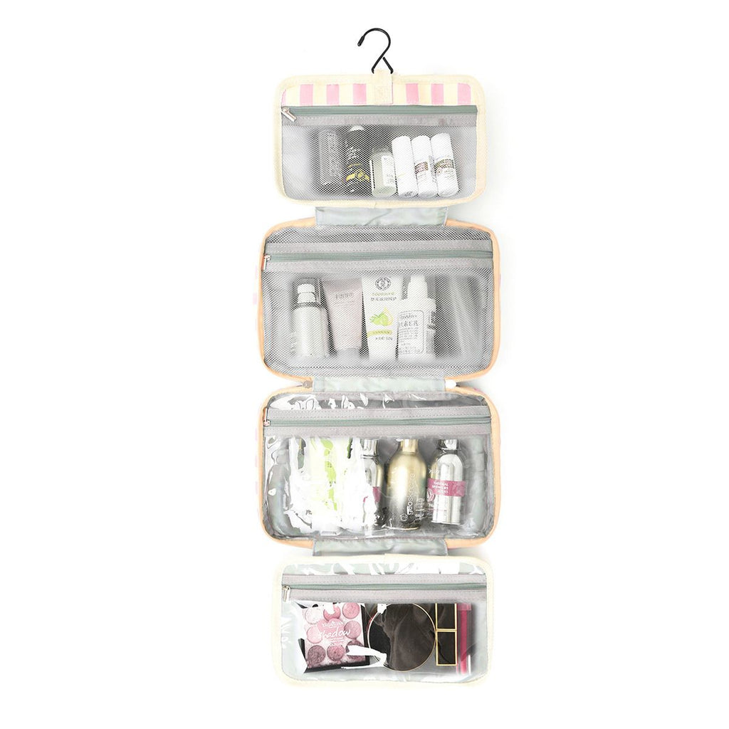 Foldable Hanging Wash Bag for Skincare and Makeup