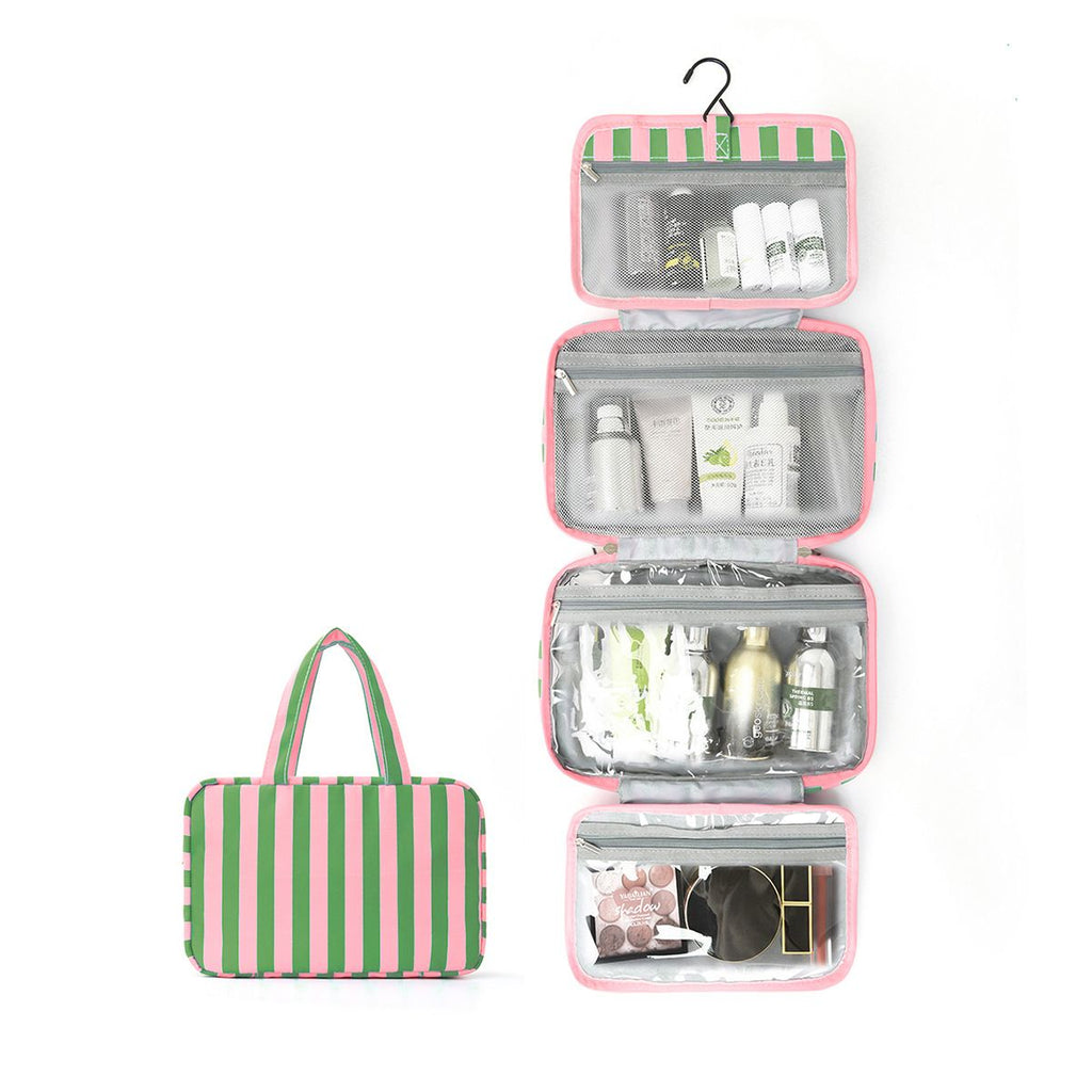 Foldable Hanging Wash Bag for Skincare and Makeup