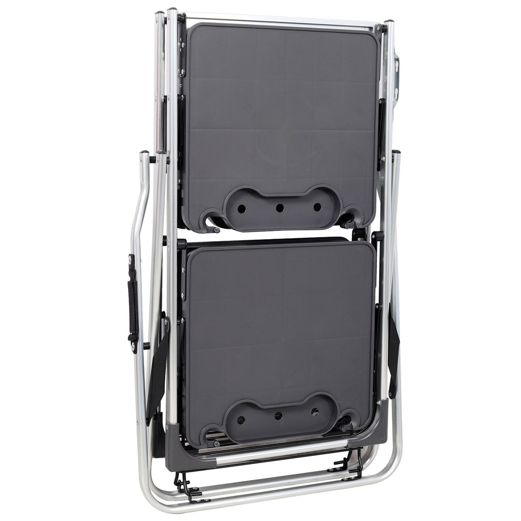 Foldaway Outdoor Cooking Table with Lantern Pole
