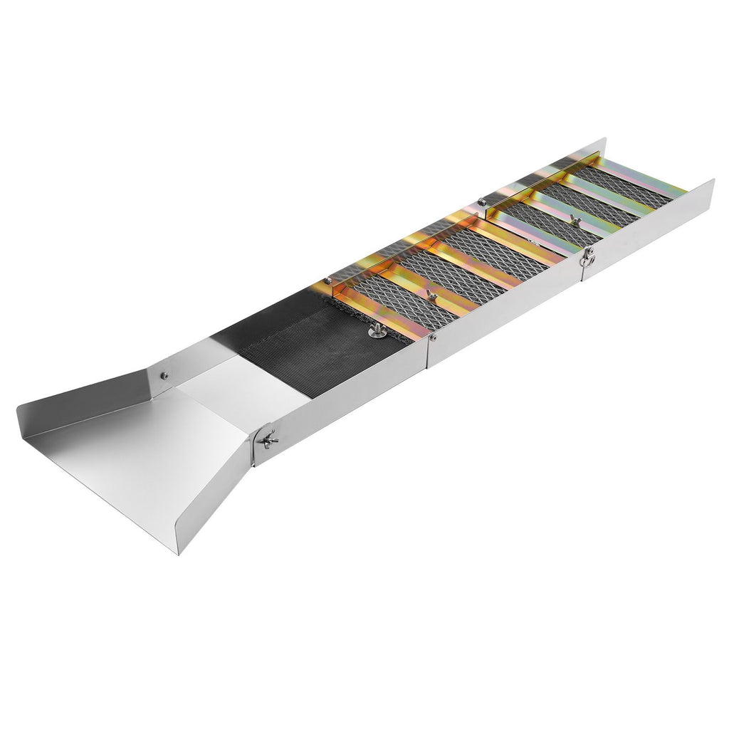 Folding Sluice Box Prospecting Kit with Field Accessories