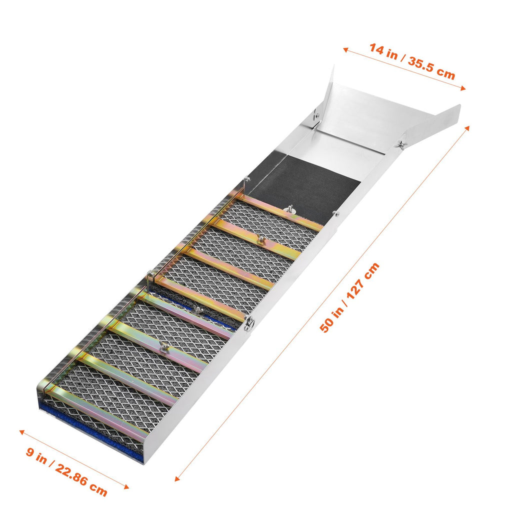 Folding Sluice Box Prospecting Kit with Field Accessories
