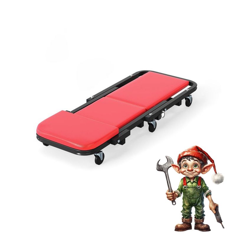 Folding Z Creeper and Garage Seat