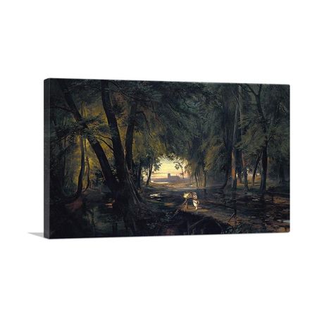 Forest Path Near Spandau Canvas Wall Art