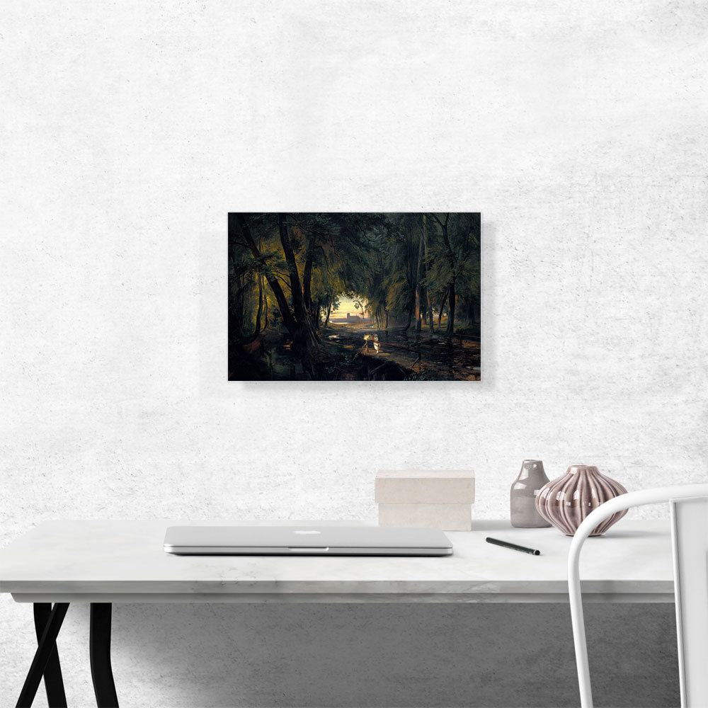 Forest Path Near Spandau Canvas Wall Art
