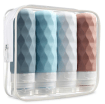 Four-Piece Leak-Resistant Travel Bottle Set