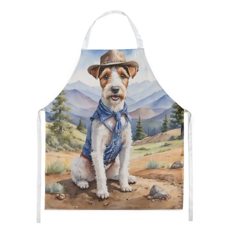 Fox Terrier Cowboy Welcome Bib Apron