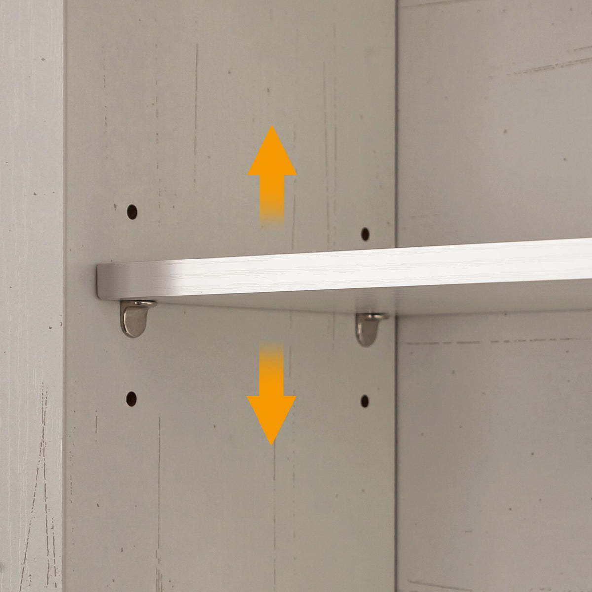 Over-the-Toilet Cabinet with Motion-Sensor LED Light and Towel Bar