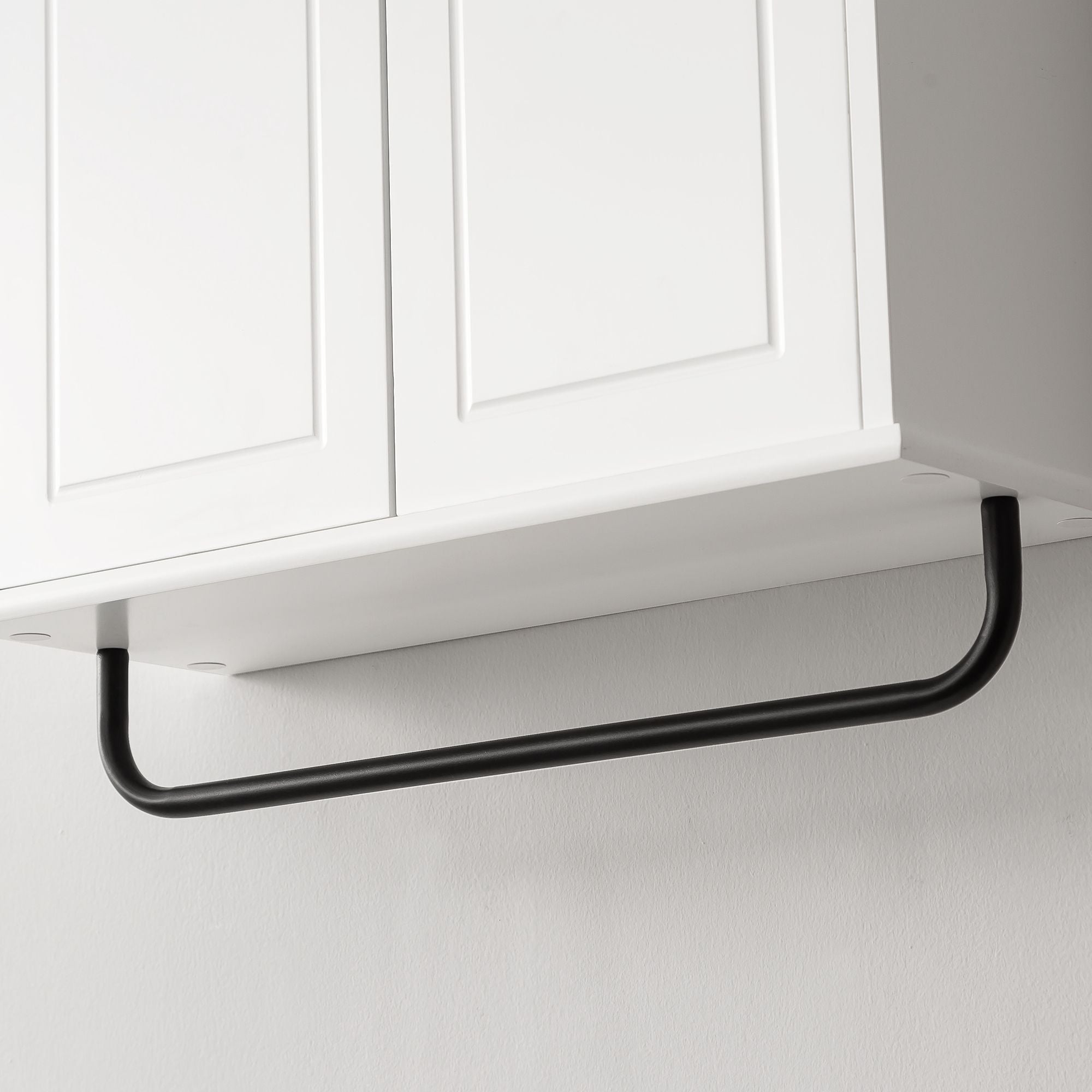 FRALIMK Over-the-Toilet Cabinet with Arched Doors, Soft-Close Hinges, and Towel Bar