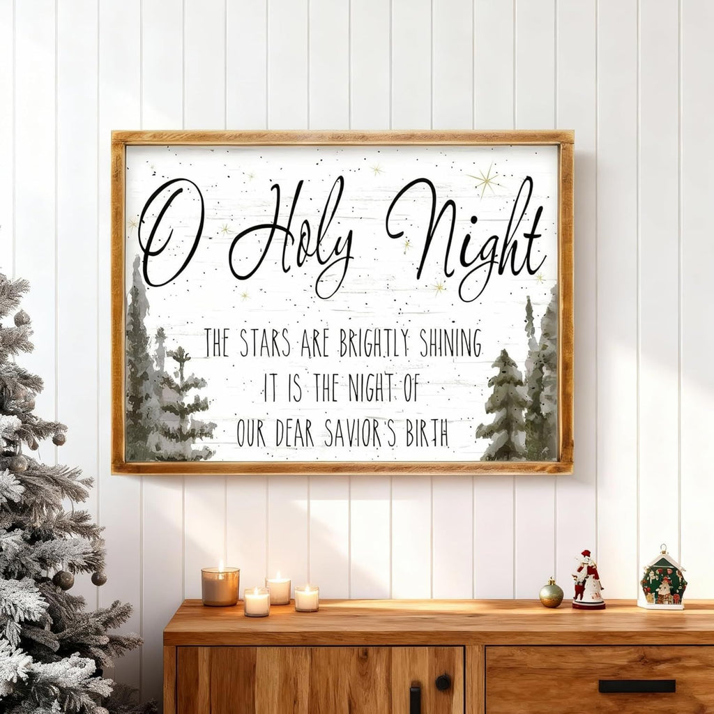 Framed Christmas Wall Decor