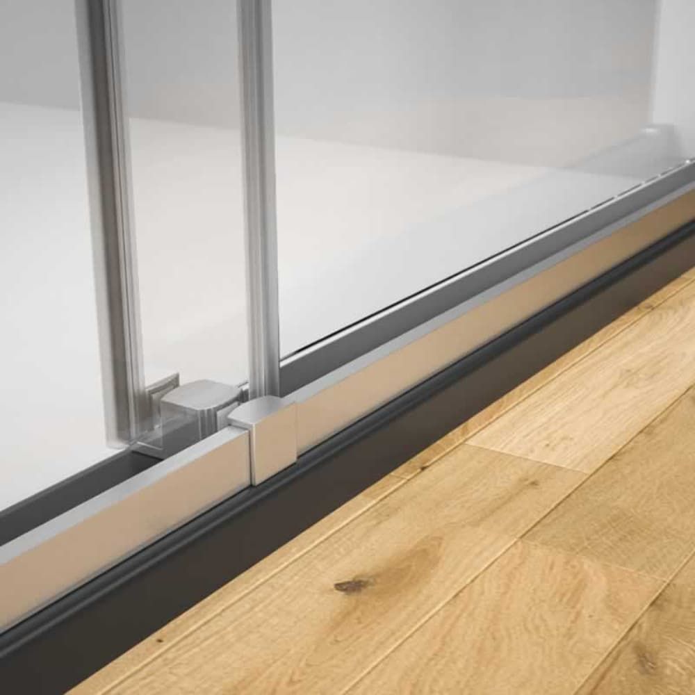 Frameless Double-Sliding Shower Door