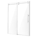 Frameless Sliding Shower Door with Thickened Tempered Glass & Nano Coating