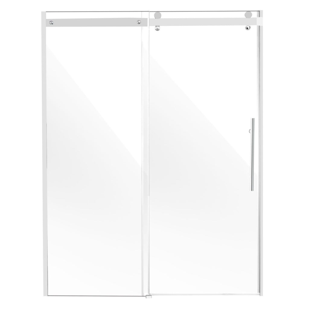 Frameless Sliding Shower Door with Thickened Tempered Glass & Nano Coating